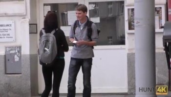 Hot babe pawns wedding dress and banged