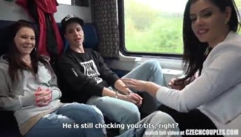 She is fucked doggystyle in the van