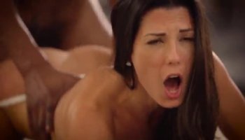 Bubble butt tttooed woman drilled hard