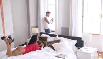 Intruder gives her more attention than her husband