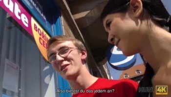 Terrific Asian school girl sucking